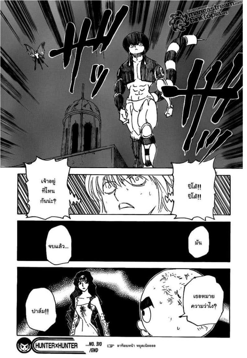 Hunter x Hunter ตอนที่ 310 หน้า 19 แปลไทย