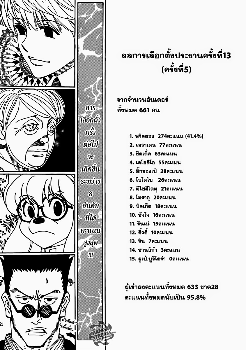 Hunter x Hunter ตอนที่ 329 หน้า 4 แปลไทย